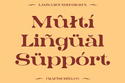 Lamna Rounded Drawn, a Serif Font by Craft Supply Co. (Thumbnail 3 of 8)