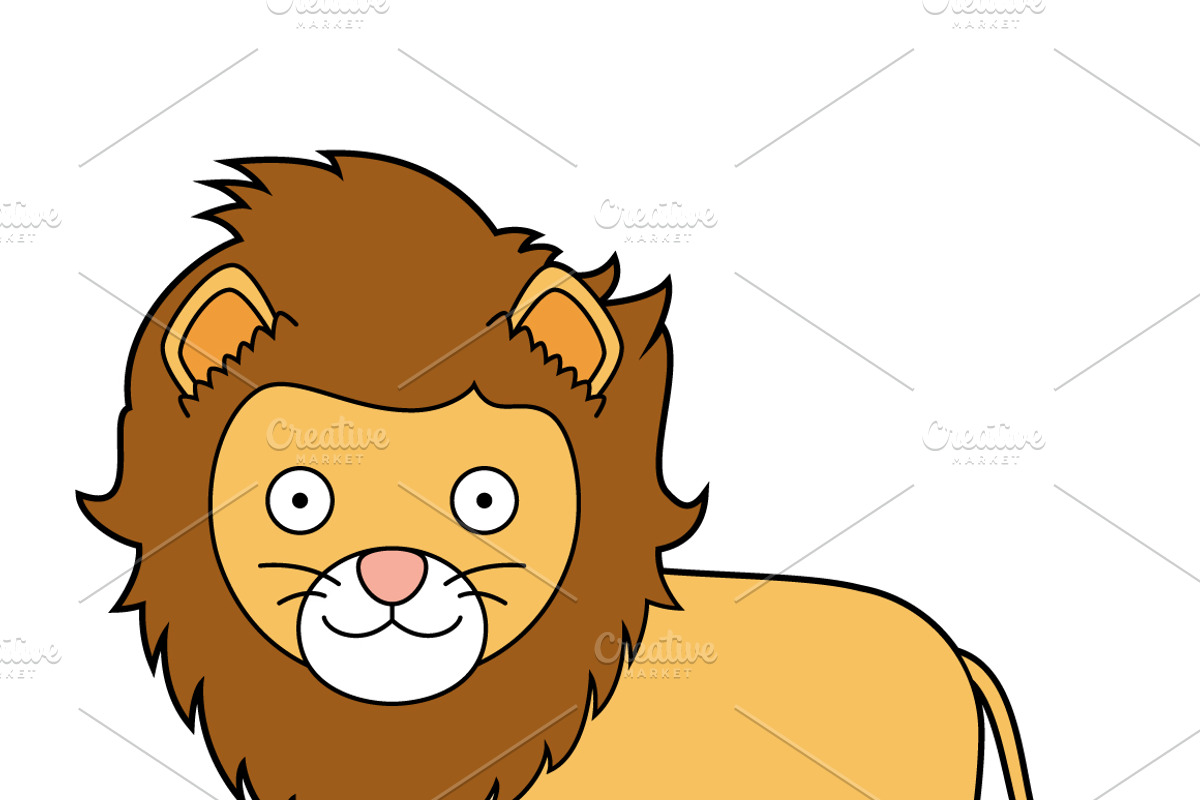 27x African Animals in cartoon style, an Animal Illustration by asantosg (Photo 3 of 12)