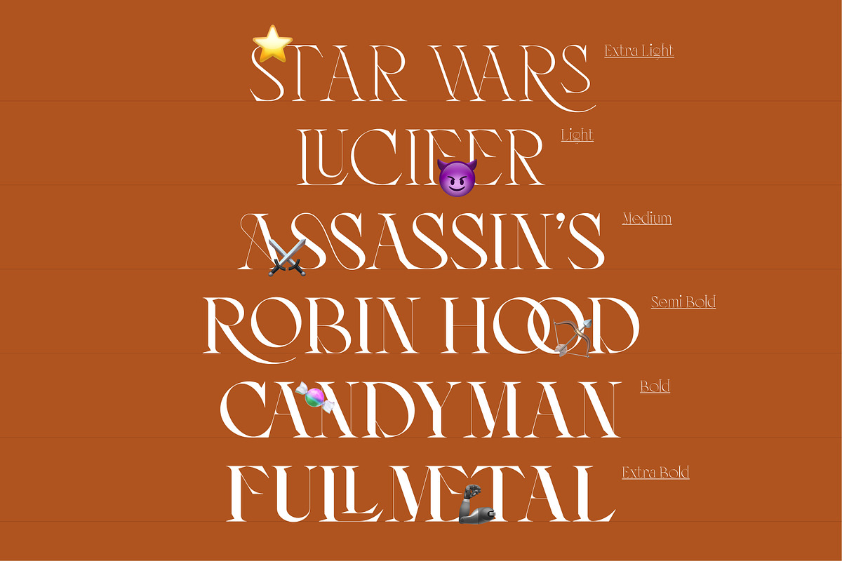 AO Leoney - Display Font Family, a Serif Font by OwunStudio (Photo 8 of 22)