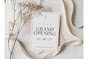 Wedding Card Mockup with Flowers, a Product Mockup by MockupWizard (Thumbnail 4 of 5)