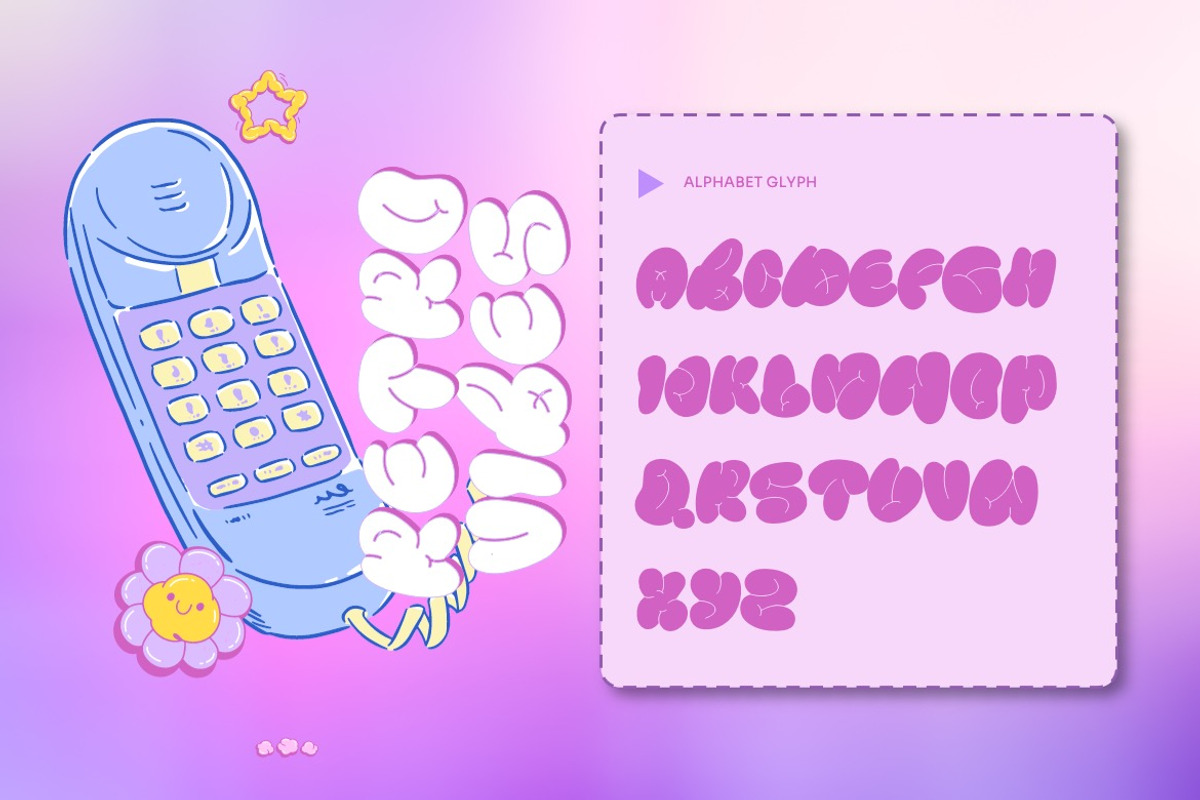 Rousael - Liquid Display Font, a Handwritten Font by Dhabee (Photo 3 of 14)