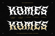 Drivioz - Black Metal Game Font, a Blackletter Font by Typia Nesia (Thumbnail 10 of 11)