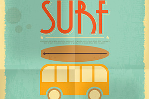 surfing poster