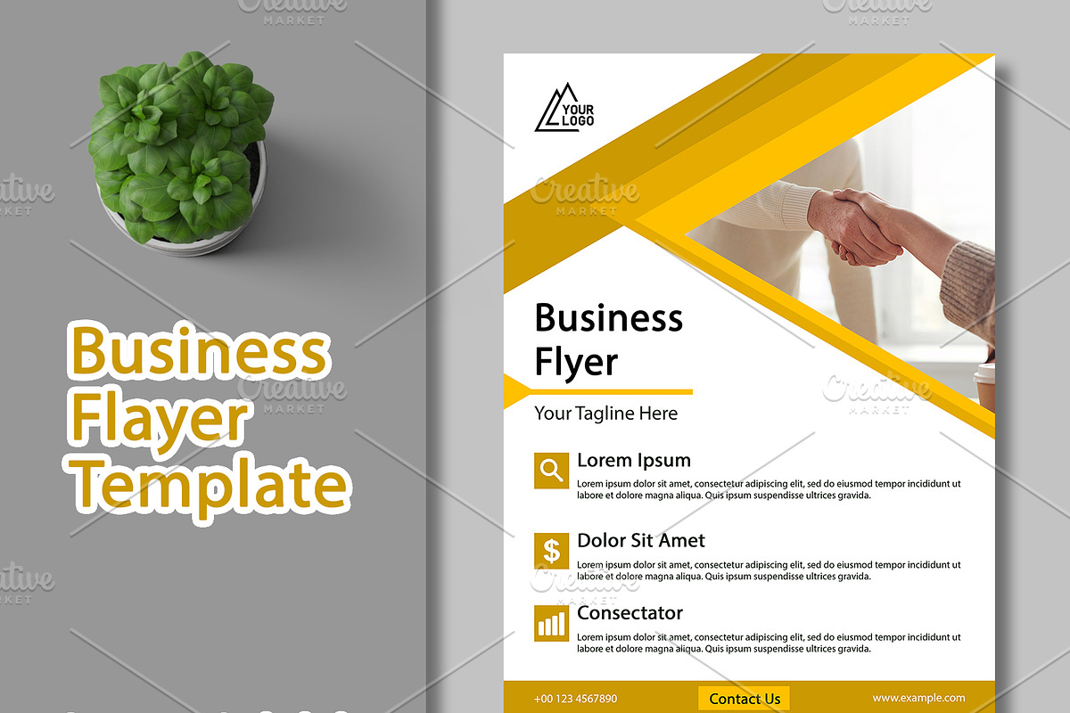 Business Flayer Template, a Flyer Template by As Studio (Photo 1 of 4)