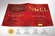 Noel Christmas Program Canva Templat, a Brochure Template by Godserv Designs (Thumbnail 1 of 11)