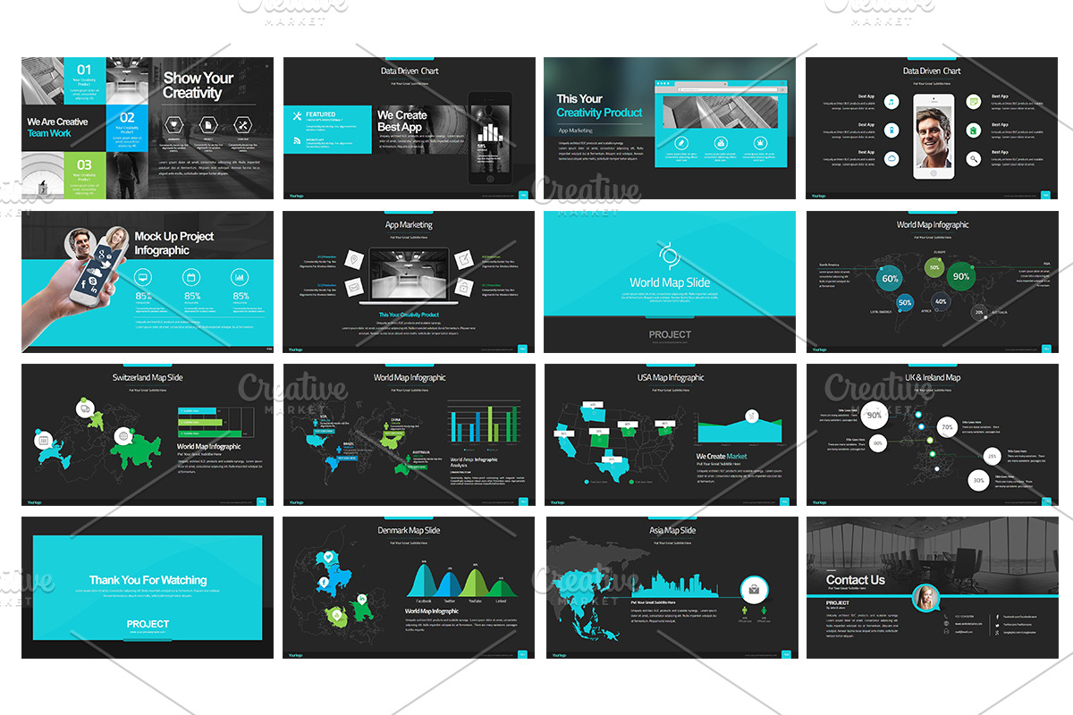 The Project Powerpoint, a Presentation Template by Stock Shape (Photo 6 of 6)