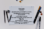 Pink Light cute script font with SVG, a Handwritten Font by Ana's Fonts (Thumbnail 4 of 11)