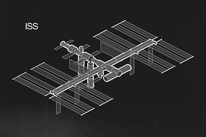 International Space Station Vector