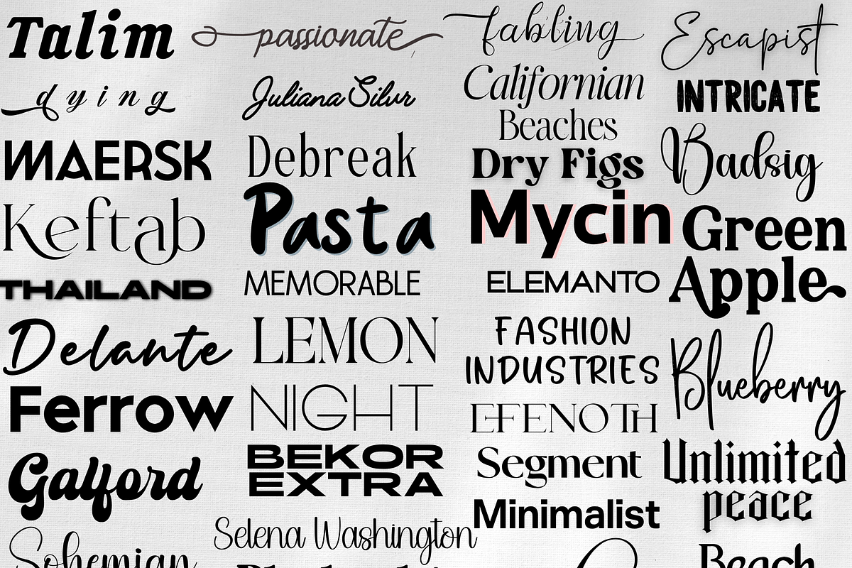 Ultimate Fonts Bundle, a Handwritten Font by Aditastudios (Photo 1 of 7)