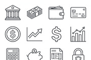 42 Banking Payment Outline Icons, an Outline Icon by adenpinkstore (Thumbnail 4 of 18)