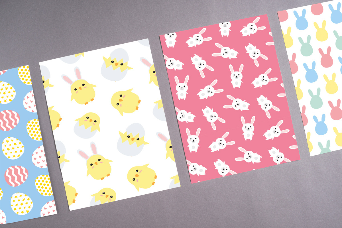 Easter patterns set, a Pattern Graphic by Swetsol (Photo 6 of 9)