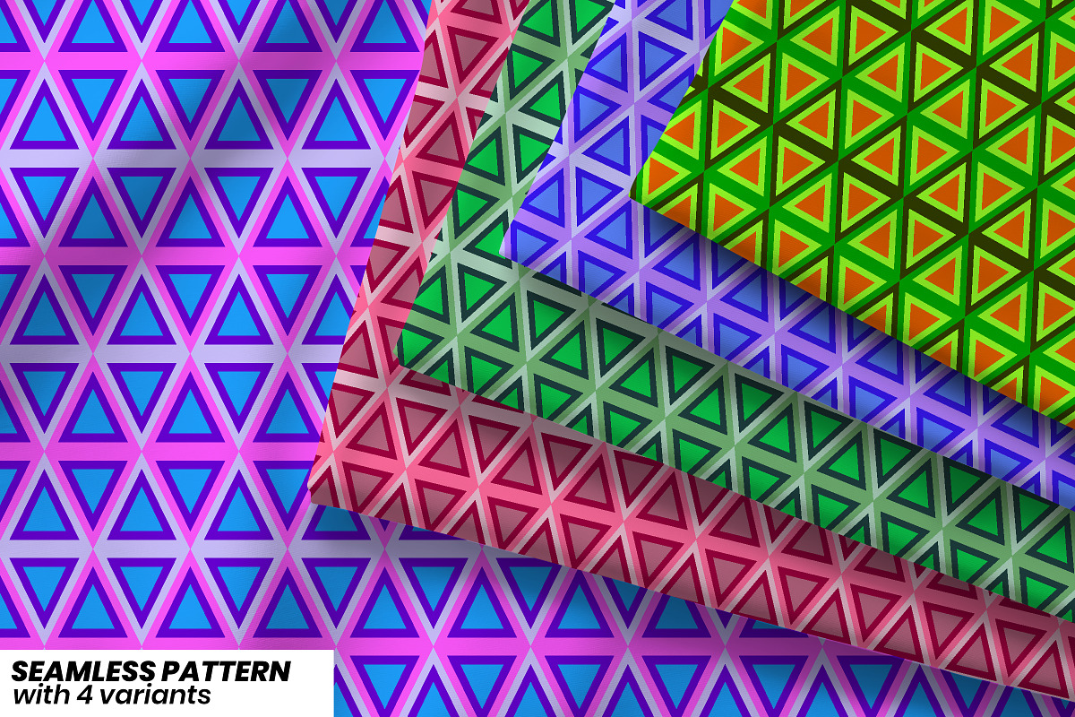 Nested Triangle Pattern, a Pattern Graphic by Pyopo (Photo 1 of 3)