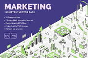 Growth Marketing  3d Isometric View, an Object Graphic by 35lab (Thumbnail 1 of 6)