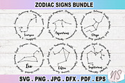 Zodiac Signs SVG Bundle, Astrology, an Illustration by NS Arts Shop (Thumbnail 3 of 6)