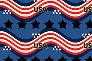 USA Patriotic Black Stars Seamless, a Pattern Graphic by Sharon Schwalbe (Thumbnail 2 of 2)