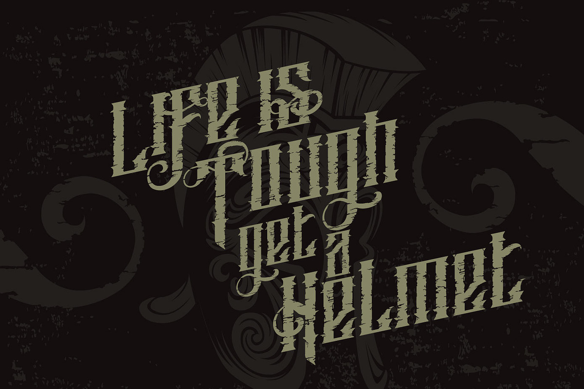 Mughals Font Family preview 4