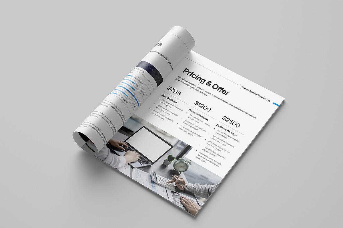 Business Proposal Brochure Template, a Brochure Template by Spark_Creative (Photo 7 of 12)