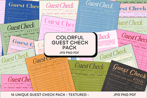 Vintage Restaurant | Guest Check