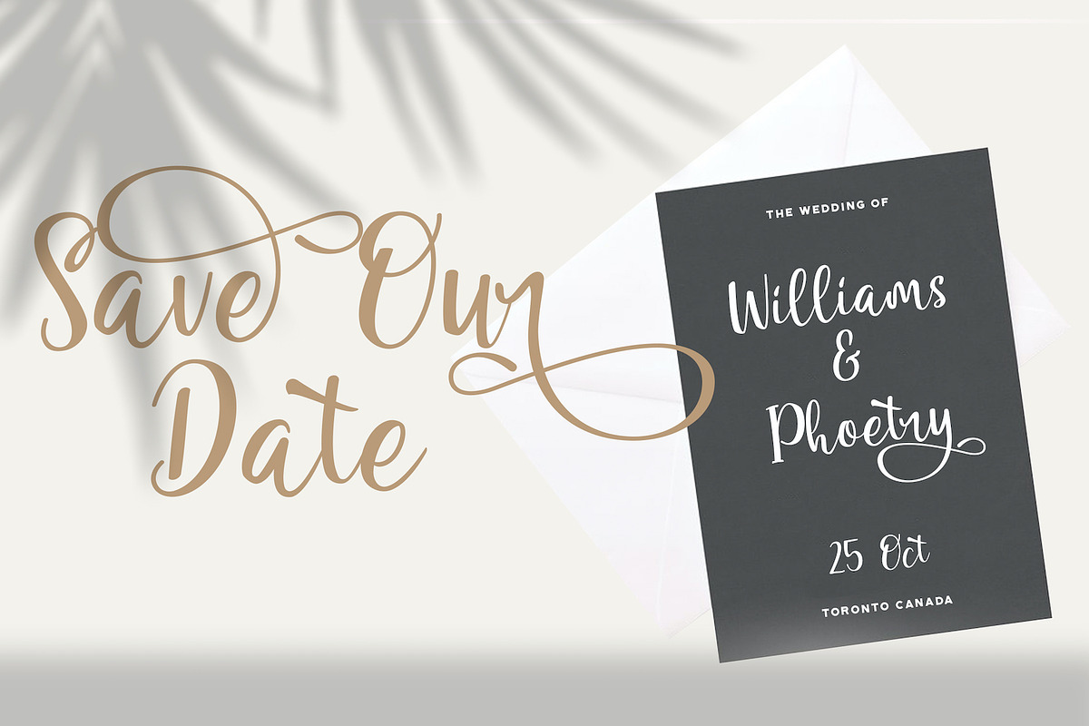 Renitah - Lovely Script Font preview 8