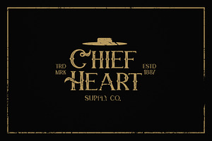 Chief Cart Vintage Typeface