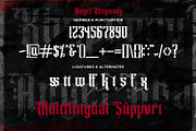 Angel Rhapsody - Blackletter Font, a Blackletter Font by StringLabs (Thumbnail 9 of 10)