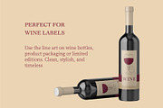 Elegant Wine Glasses & Hand Poses, a Food Illustration by Lettering_Logo (Thumbnail 7 of 9)