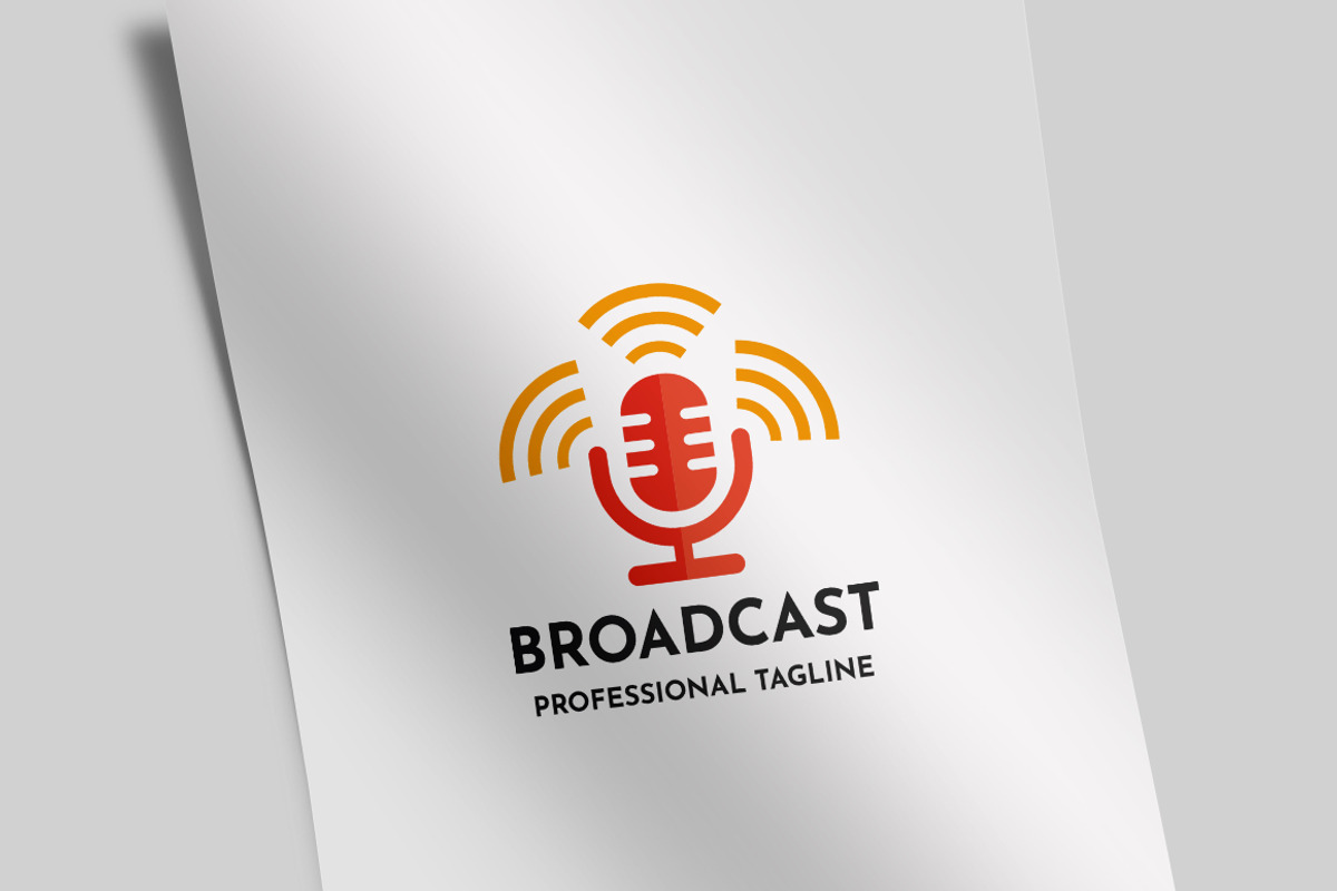 Broadcast Logo, a Branding & Logo Template by Design_Planet