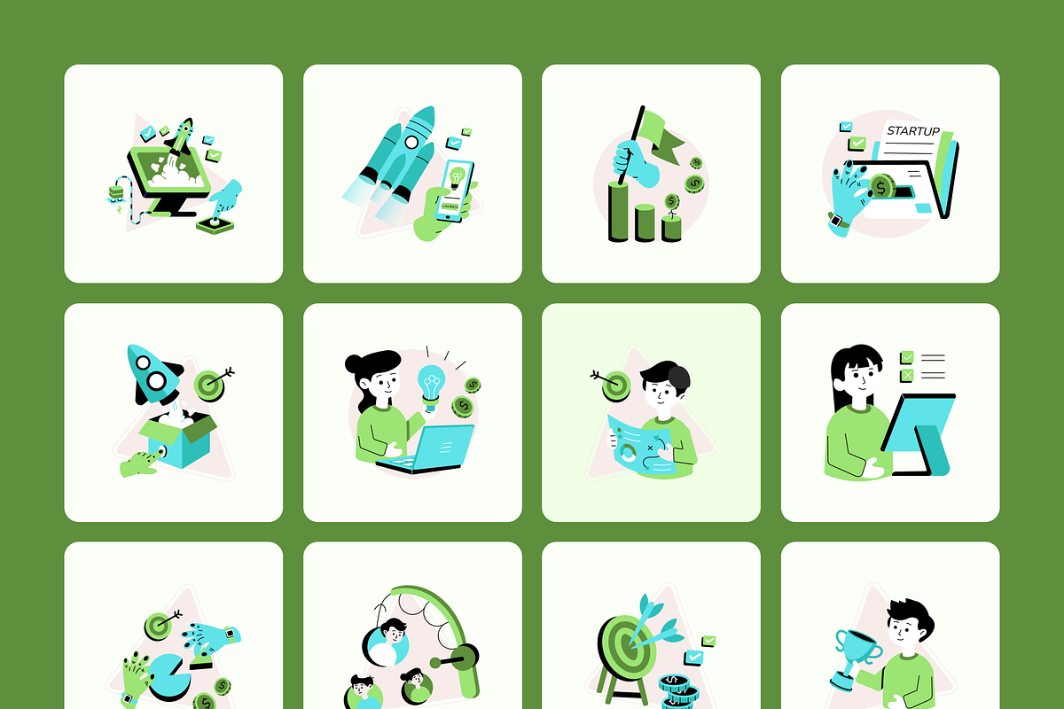 Business Ecosystem Illustrations, a Duotone Icon by Vectors Market (Photo 9 of 10)
