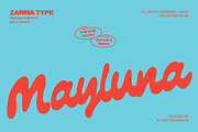 Mayluna - Bold Script Font, a Script Font by Zarma Type (Thumbnail 1 of 13)