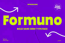 Formuno Bold Sans Serif Font