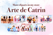 Super Family Clipart, Hero Clipart, a Person Illustration by ArtedeCatrin (Thumbnail 12 of 12)