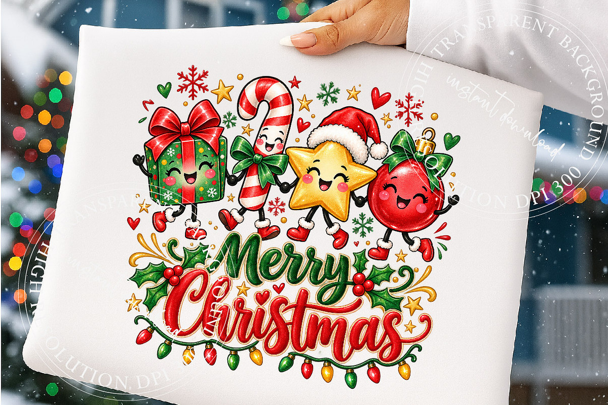 Trending Cute Christmas Characters, a Work Illustration by SinaCreation (Photo 4 of 6)