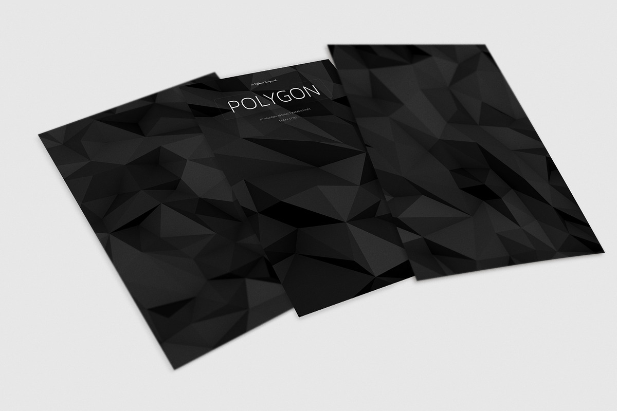 Polygon Dark Backgrounds | v3 preview 2