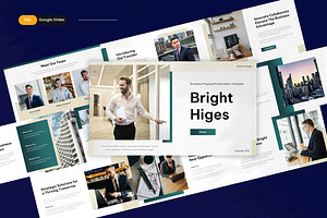 Business Proposal Google Slides, a Presentation Template by Salamahtype