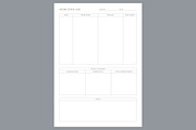 Mediation Log Self Care Planner Page, a Stationery Template by shahsoft (Thumbnail 2 of 4)