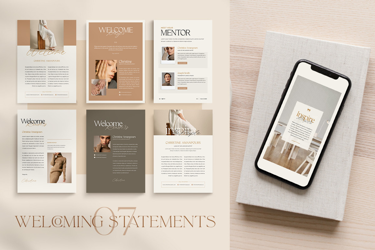 SALE WorkBook Creator Coach CANVA, a Magazine Template by Eviory (Photo 7 of 36)