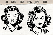 Stencils Woman, a Person Illustration by MARYCRAFTIRIA (Thumbnail 1 of 3)