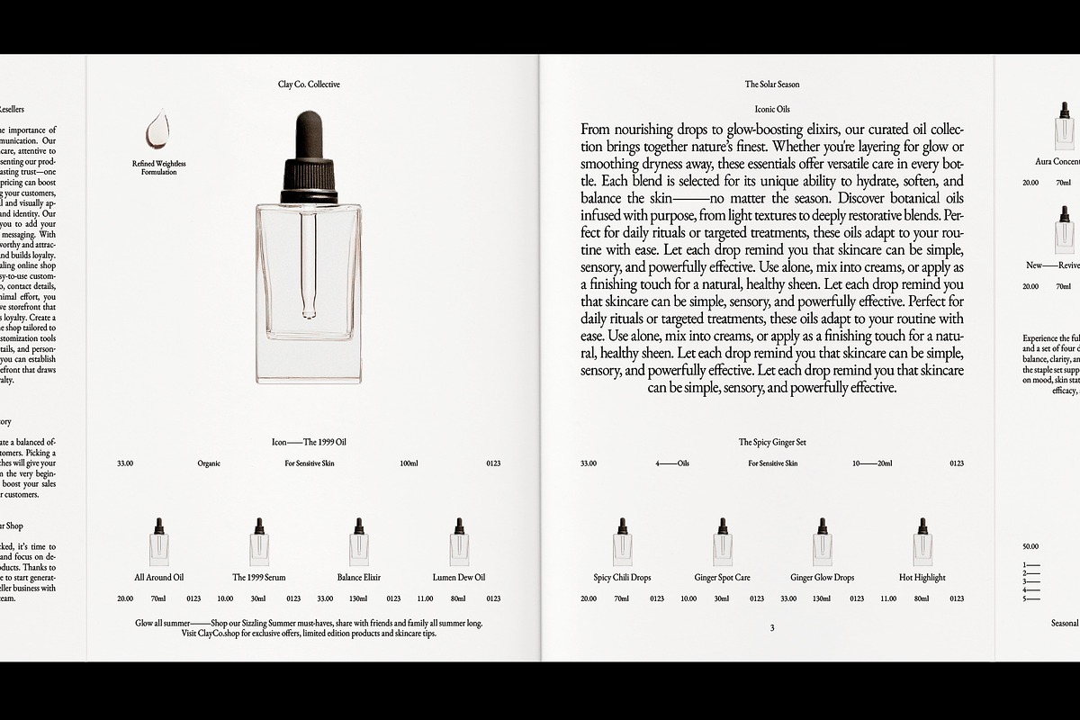 Product Brand Catalog Template⸻Clay, a Magazine Template by Studio Viita (Photo 1 of 11)