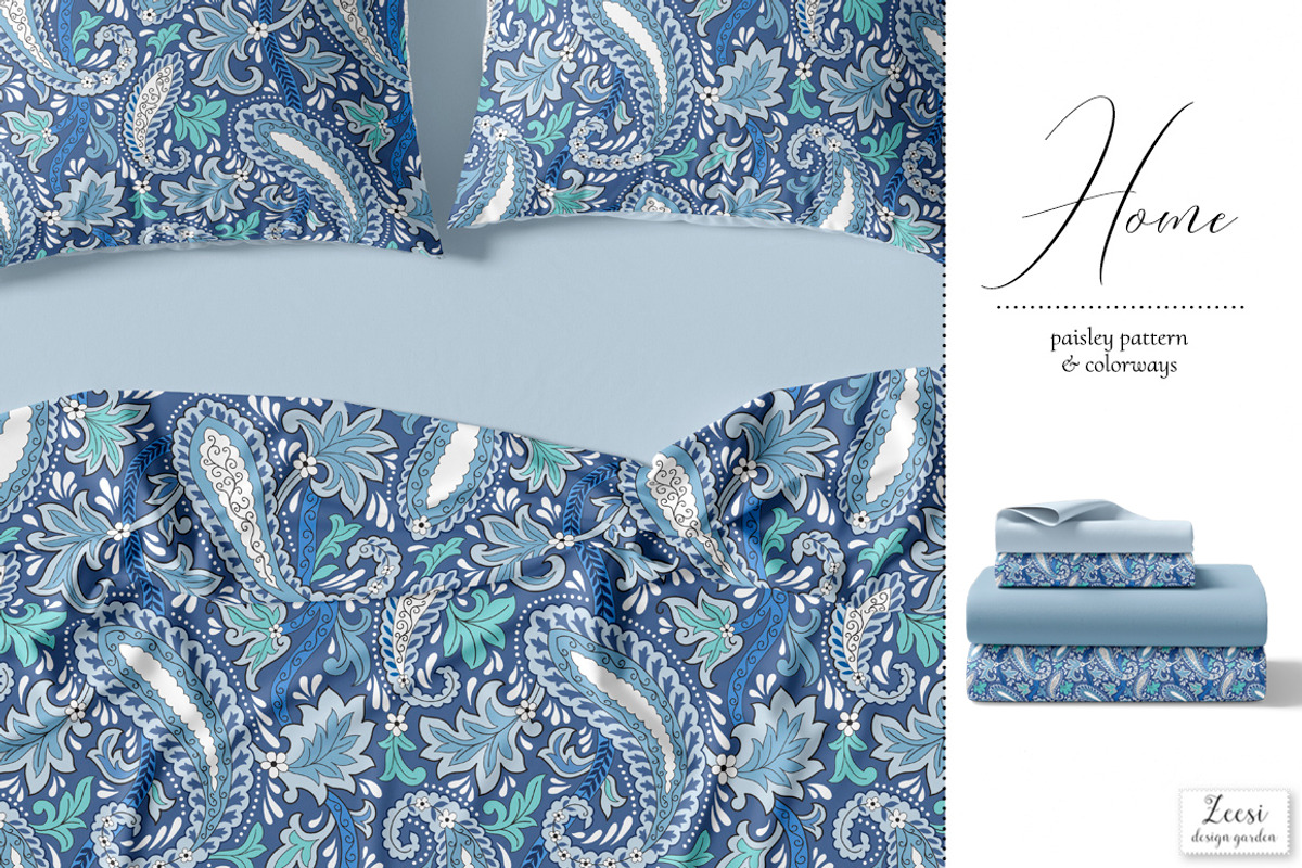 Olivia Paisley Pattern & Motifs, a Pattern Graphic by Zeesi Design Garden (Photo 7 of 11)