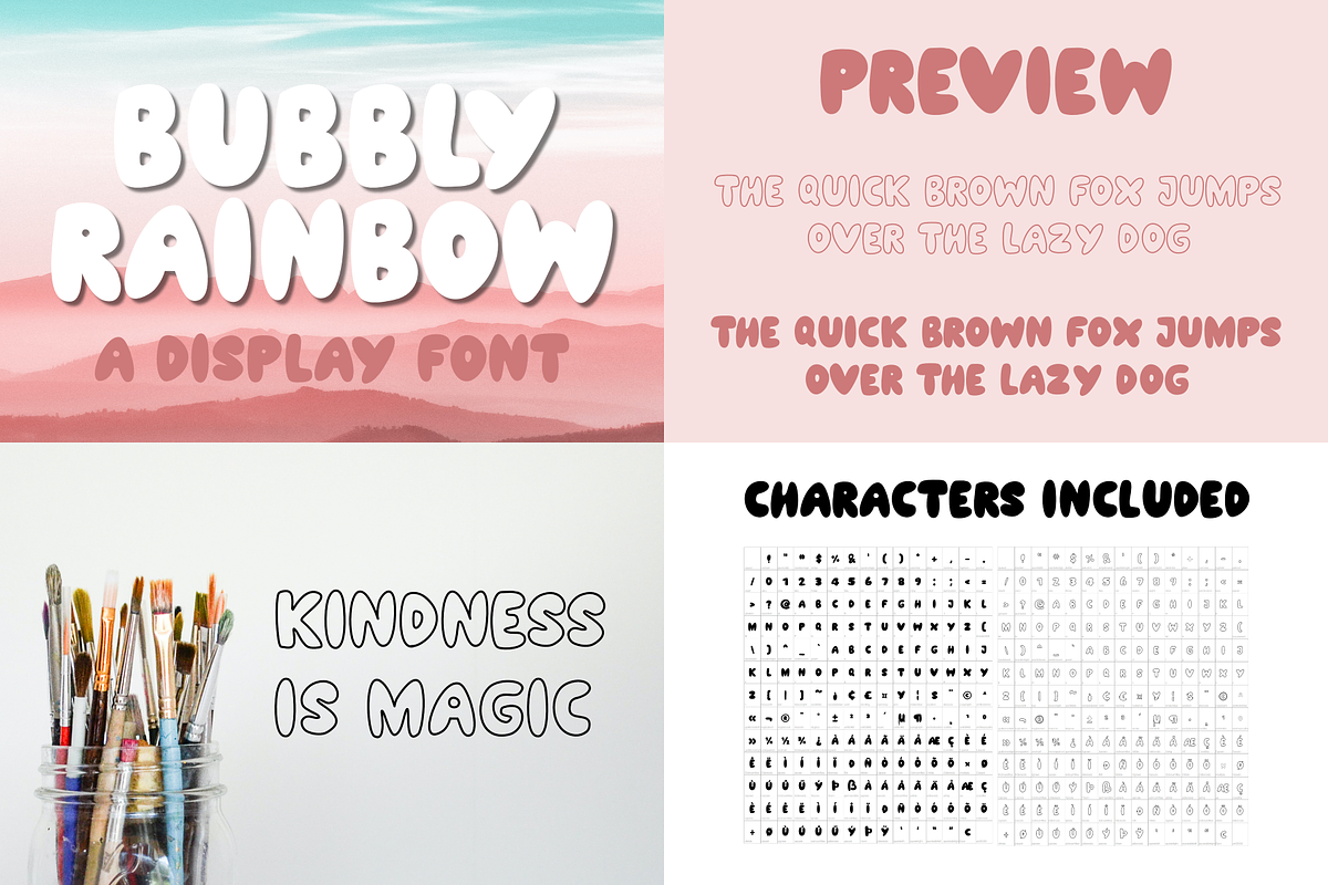 FONT BUNDLE ONE | 4 handmade fonts, a Sans Serif Font by Design av MAD (Photo 5 of 5)