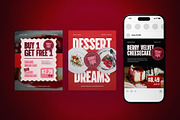 Bakery & Dessert Social Media Pack, a Flyer Template by The Good Store (Thumbnail 2 of 4)