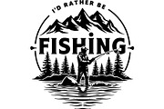 Fishing Quote T-Shirt Bundle, an Object Graphic by Designer_Momina (Thumbnail 7 of 10)