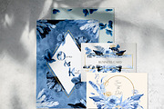 Twilight Garden Blue Watercolor Set, an Object Graphic by Cat In Colour (Thumbnail 10 of 10)