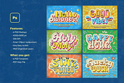 Groovy Cartoon Text Effects, a Layer Style Add-On by Andrew Skoch Design (Thumbnail 9 of 9)