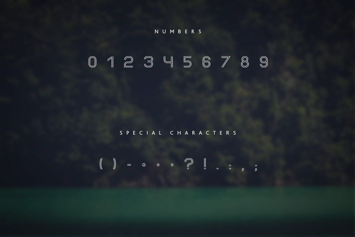 Blogoodf Font preview 3