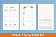 2024 Pocket Planner Canva Interior, a Stationery Template by Mustafiz (Thumbnail 4 of 4)
