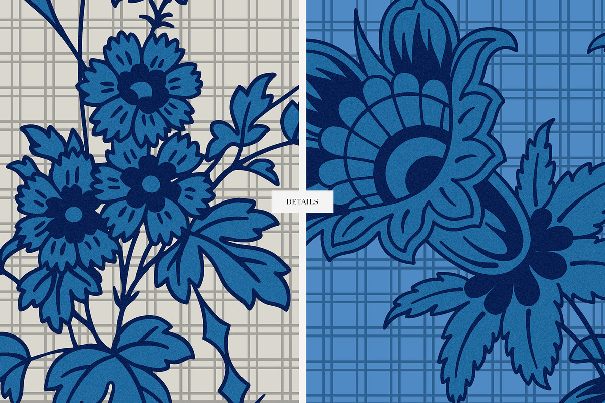 Traditional Royal Delft Prints, a Pattern Graphic by LEAFure (Photo 6 of 10)