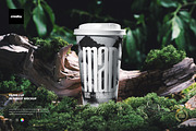 Paper Cup in Forest Mockup, a Packaging Mockup by creatsy5 (Thumbnail 1 of 3)