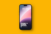 Iphone 14 Screen Mockup, an iPhone Mockup by Aprndy85 (Thumbnail 2 of 6)