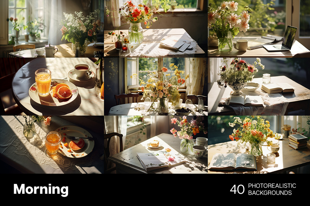 Morning home atmosphere - 40 images, an Arts & Entertainment Photo by Handmadefont (Photo 3 of 10)